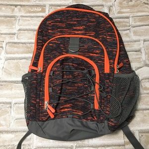 Pottery Barn PB Teen boys backpack, orange & gray